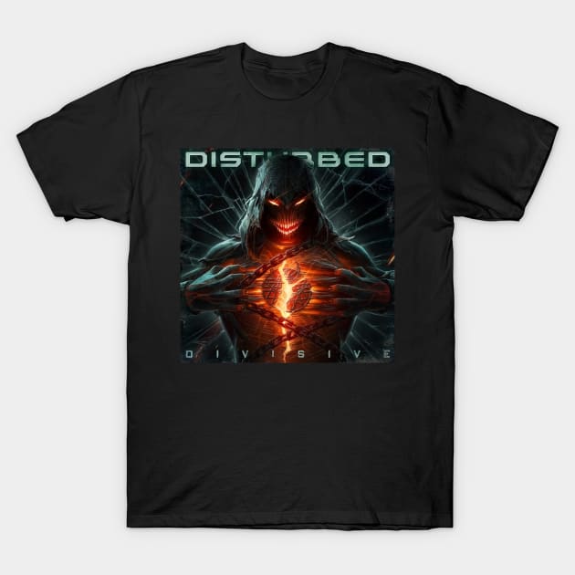 Divisive - Disturbed T-Shirt by Lula Pencil Art